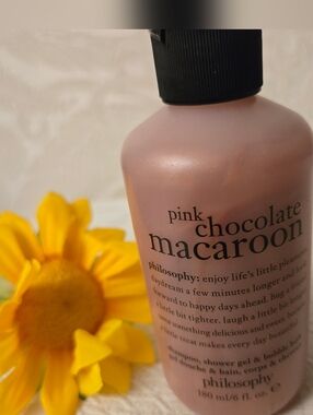 Philosophy *Pink Chocolate Macaroon* 3-in-1 Bath, Shampoo & Shower Gel 6 oz NEW